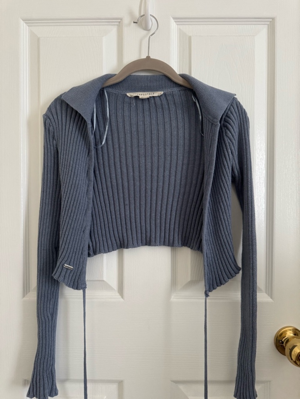 Aeropostale Ribbed Wraparound Cardigan - Picture 2 of 3